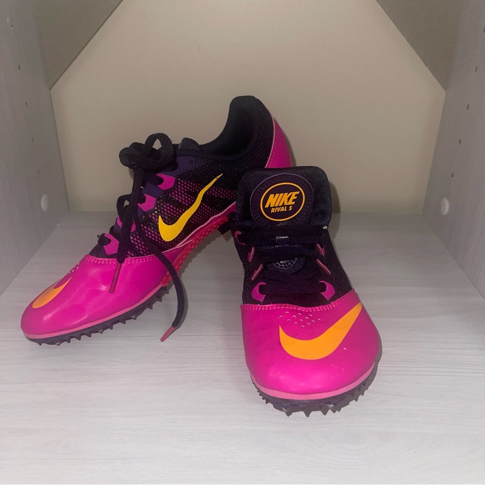 Nike  Pink and Yellow Sneakers